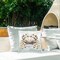 Detailed Crab on Grey Design by Nicole Decamp Outdoor Printed Pillow